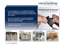 Tablet Screenshot of coretechtherapeutics.com